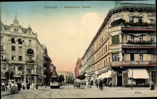 Ak Berlin Spandau, Neuendorfer Straße