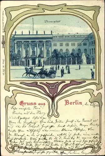 Passepartout Litho Berlin Mitte, Universität