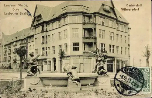 Ak Berlin Wilmersdorf, Landauer Straße, Ecke Laubacher Straße