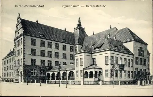 Ak Berlin Reinickendorf, Gymnasium, Bernerstraße