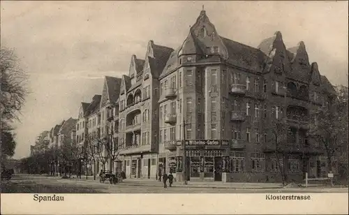 Ak Berlin Spandau, Klosterstraße, G. Wilhelms Garten