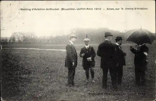 Ak Bruxelles Brüssel, Meeting d'Aviation de Stockel