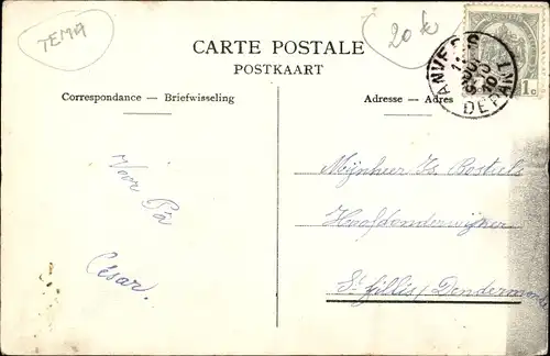 Ak Bruxelles Brüssel, Meeting d'Aviation de Stockel