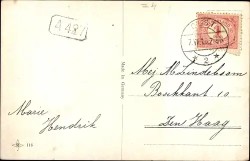 Künstler Ak Barber, Court, Lissie, Frauenportrait