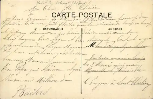 Ak Rabat Marokko, Rue El Gza, Straßenszene