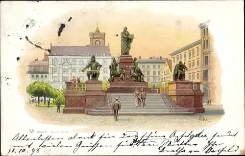 Litho Berlin Mitte, Lutherdenkmal