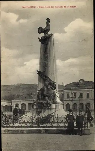 Ak Bar le Duc Meuse, Monument des Enfants de la Meuse, Denkmal