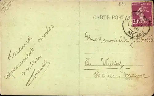 Ak Sauvigny Meuse, Le Monument, Denkmal