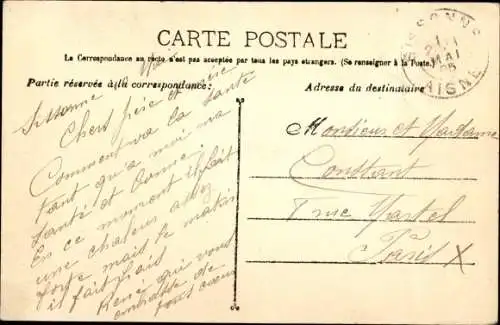 Ak Sissonne Aisne, Camp de Sissonne, Vue Panoramique