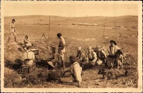 Ak Larzac Aveyron, Camp du Larzac, Une phase de la manoeurvre