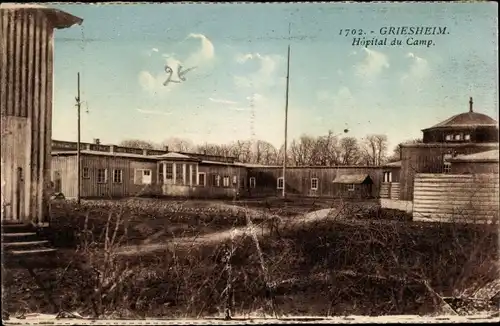 Ak Griesheim près Molsheim Elsass Bas Rhin, Hopital du Camp