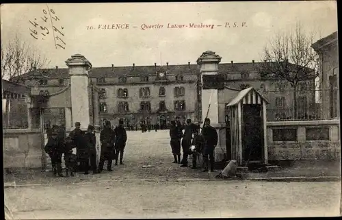 Ak Valence Drôme, Quartier Latour Moubourg