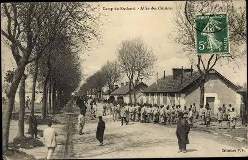 Ak Camp du Ruchard Indre et Loire, Allee des Cuisines