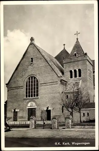 Ak Wageningen Gelderland Niederlande, R. K. Kerk