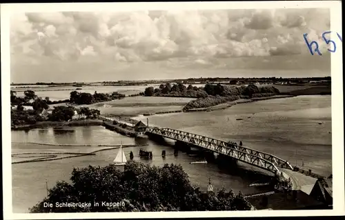 Ak Kappeln an der Schlei, Schleibrücke