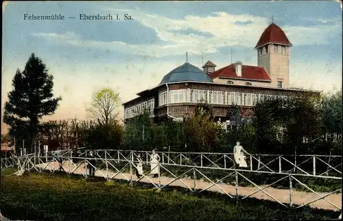 Ak Ebersbach in Sachsen, Restaurant Felsenmühle