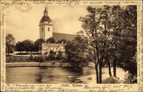 Ak Gefle Gävle Schweden, Kyrkan