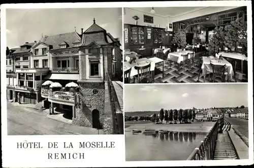 Ak Remich an der Mosel Luxemburg, Hotel de la Moselle