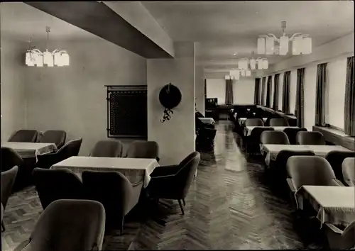 Ak Goßwitz Bucha Thüringen, FDGB-Erholungsheim Aktivist, Speisesaal