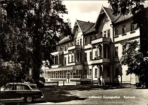 Ak Georgenthal in Thüringen, Kurhotel, Außenansicht