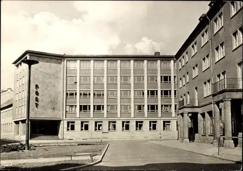 Ak Nordhausen in Thüringen, Postamt, Außenansicht