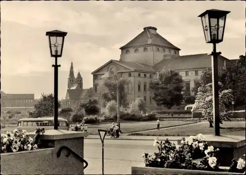 Ak Nordhausen in Thüringen, Blick zum Theater