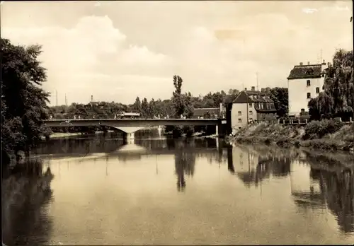 Ak Weißenfels an der Saale, Brücke des Friedens