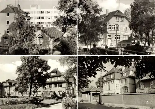 Ak Arnstadt in Thüringen, Marienstift, Neubau Kinderpflegeheim, Jugendwohnheim, Haupteingang