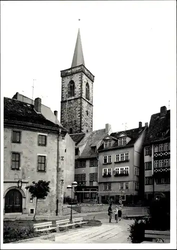 Ak Erfurt in Thüringen, Kirche, Platz