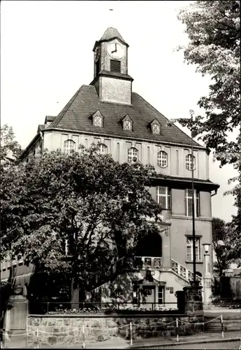 Ak Lugau Erzgebirge, Rathaus