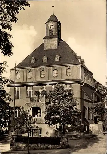 Ak Lugau Erzgebirge, Rathaus