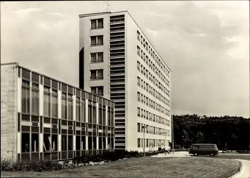 Ak Bad Sulza in Thüringen, Wismut-Sanatorium, Außenansicht