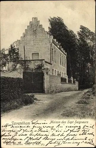 Ak Zaventem Flandern Flämisch Brabant, Maison des Sept Seigneurs