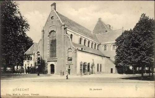 Ak Utrecht Niederlande, St. Janskerk, Kirche