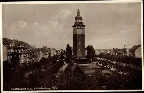 Ak Finsterwalde in der Niederlausitz, Hindenburg Platz