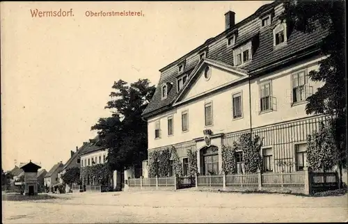 Ak Wermsdorf in Sachsen, Oberforstmeisterei