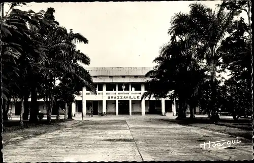 Ak Brazzaville Französisch Kongo, La Gare