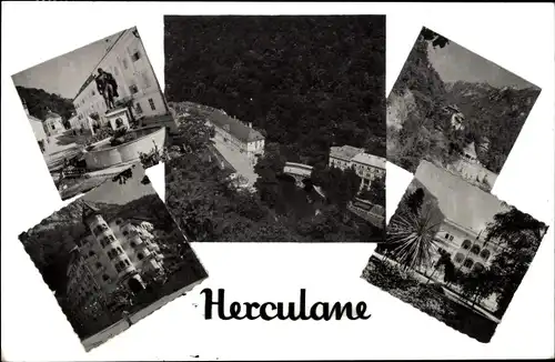Ak Băile Herculane Herkulesbad Rumänien, Detailansichten, Brunnen