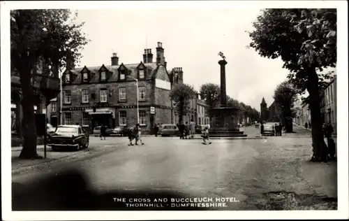 Ak Thornhill Dumfriesshire Schottland, The Cross and Buccleuch Hotel