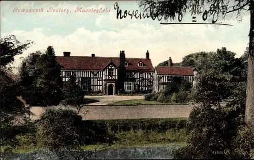 Ak Macclesfield Cheshire England, Gawsworth Rectory