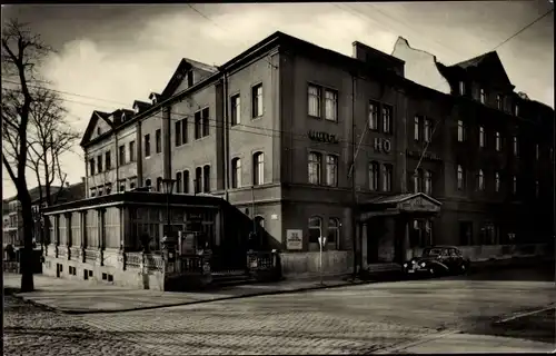 Ak Weimar in Thüringen, HO Hotel International, Außenansicht