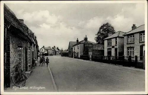 Ak Willingham Cambridgeshire England, High Street