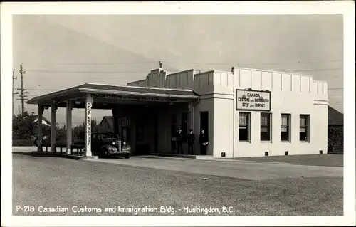 Ak Huntingdon British Columbia Kanada, Canadian Customs and Immigration Building