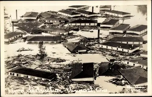 Foto Ak Vanport Oregon USA, Flood Destruction