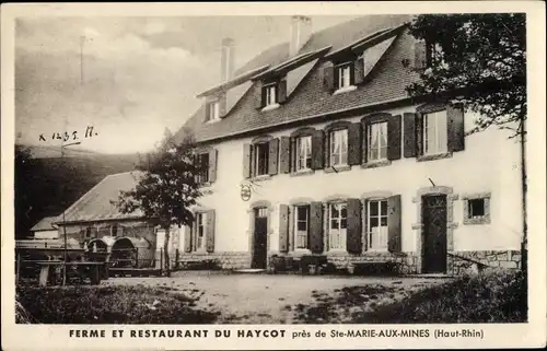 Ak Sainte Marie aux Mines Markirch Elsass Haut Rhin, Ferme et Restaurant du Haycot
