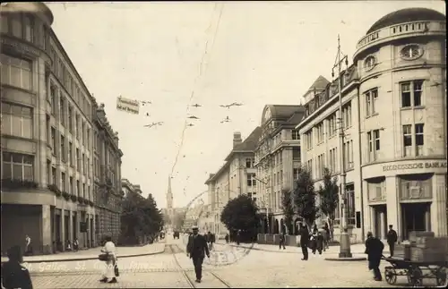 Ak Sankt Gallen Stadt Schweiz, St. Leonhardstraße, Eidgenössische Bank