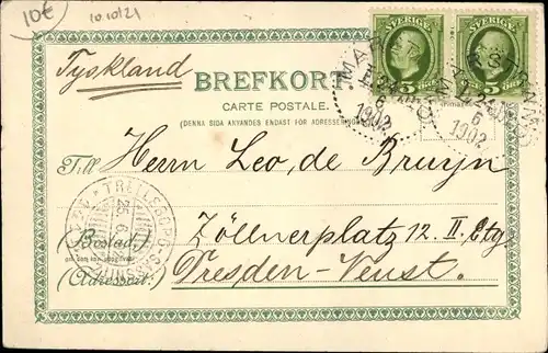 Ak Marstrand Schweden, Panorama