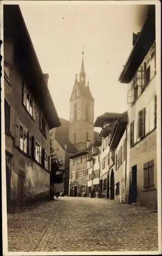 Ak Bâle Basel Stadt Schweiz, Altstadt, Petersgasse