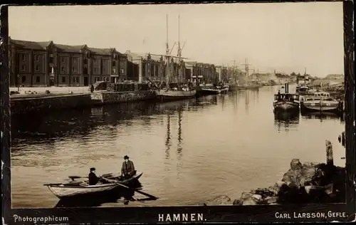 Foto Gefle Gävle Schweden, Hamnen, Hafen