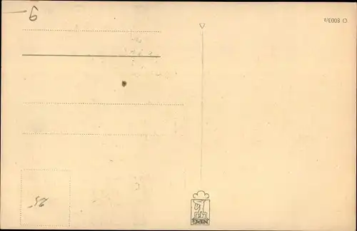 Künstler Ak Mädchen mit Tablett, zerbrochenes Glas